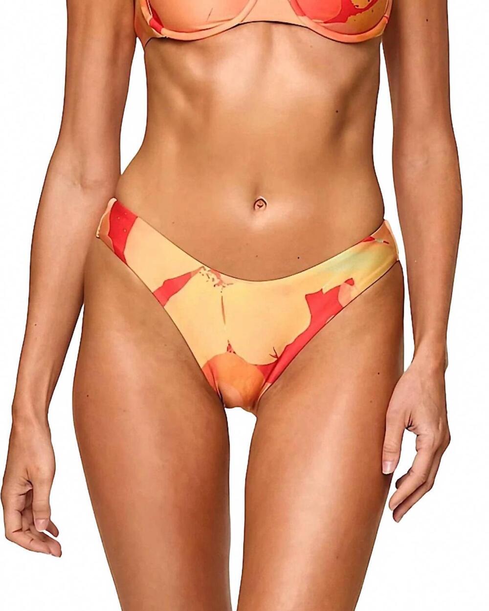 NEW L*SPACE rocky bikini bottom in navy pucker